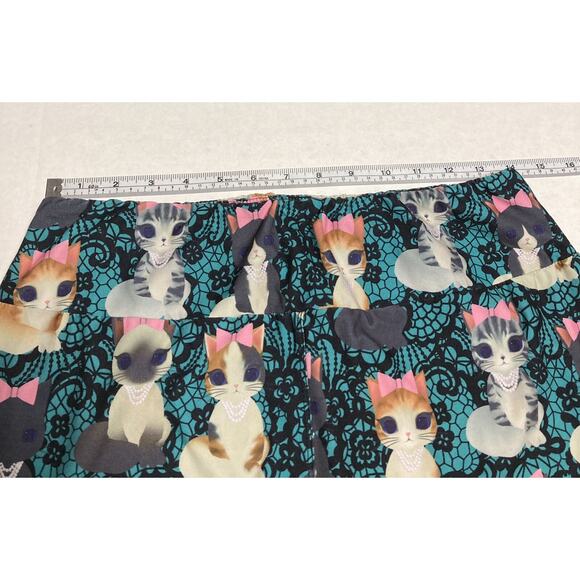Womens Amelia Rose Leggings Cat Feline Design Multicolor Size TC 16-22/24 EUC - Picture 3 of 5